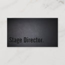 Buscar director del teatro tarjetas de visita Profesional