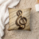 Buscar nota musical cojines Dorado