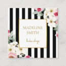 Buscar rayas rosadas tarjetas de visita Clientes