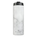 Buscar mármol blanco tazas Monograma