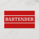 Buscar barman tarjetas de visita Pub