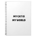 Buscar gato blanco y negro libretas Amante del gato