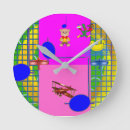 Buscar brillantes relojes de pared Para niños