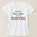 Buscar profesor de piano camisetas Músico