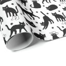 Buscar gatos negros papel de regalo General y unisex