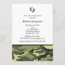 Buscar camuflaje verde invitaciones Moderno