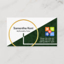 Buscar estadístico tarjetas de visita Álgebra