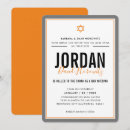Buscar gris y naranja invitaciones Para niños