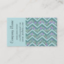 Buscar chevron tarjetas de visita Zigzag