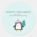 Buscar pingüino pegatinas Navidades