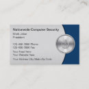 Buscar seguridad informática tarjetas de visita Ordenador