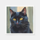 Buscar ojos de gato servilletas Acuarela