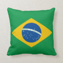 Buscar bandera del brasil cojines Azul