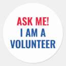 Buscar voluntario pegatinas General y unisex