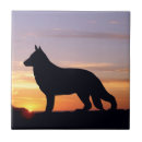 Buscar perro de pastor alemán azulejos Gsd