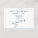 Buscar langostas tarjetas de visita Náutico