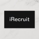 Buscar reclutamiento tarjetas de visita Reclutador