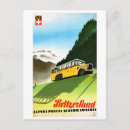 Buscar autobús del vintage postales Cosecha