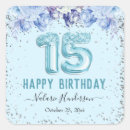 Buscar cumpleaños 15 pegatinas Quinceañera