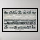 Buscar mapa panorámico posters Vintage