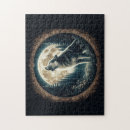Buscar lobo y luna puzzles 4 º luna