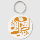 Buscar símbolos musicales llaveros Bajo