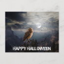 Buscar búho de halloween postales Espeluznante