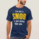 Buscar snob camisetas Gráfico