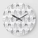 Buscar dibujo blanco negro relojes de pared General y unisex