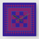 Buscar berenjena relojes de pared Moda