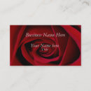 Buscar red rose tarjetas de visita Rojo