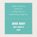 Buscar pelo y maquillaje tarjetas de visita General y unisex