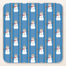 Buscar muñeco de nieve posavasos Navidad