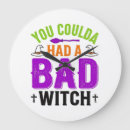 Buscar bruja halloween relojes de pared Decoracióndehalloween