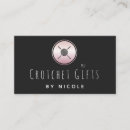 Buscar knitting tarjetas de visita Hecho a mano