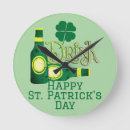 Buscar clover relojes de pared Shamrock