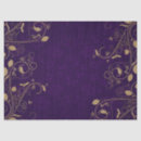 Buscar púrpura oscura papel de seda Dorado