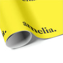 Buscar sólido amarillo papel de regalo Minimalista