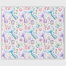 Buscar sirenas papel de regalo Rosa