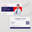Buscar candidate tarjetas de visita Campaña