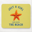 Buscar chica la playa de alfombrillas de raton Adorable