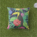Buscar selva tropical cojines Hojas tropicales