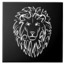 Buscar león blanco azulejos Blanco y negro