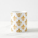 Buscar fleur de lis tazas botellas Oro