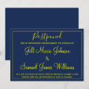 Buscar azul y amarillo invitaciones Elegante