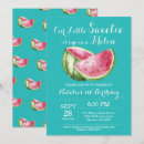 Buscar sandía invitaciones Uno en un melón
