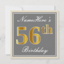 Buscar 56 años invitaciones Cincuenta y seis años