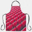 Buscar teatro delantales Rojo