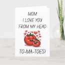 Buscar tomate divertido tarjetas Madre