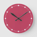 Buscar color magenta relojes de pared Minimalista
